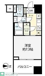パークコート南麻布 1Kの間取図画像
