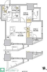 グレーシアフィット三軒茶屋 2LDKの間取図画像