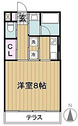 SOLATIO 1Kの間取図画像