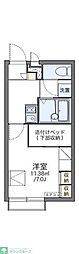 レオパレスルルド 1Kの間取図画像