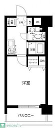 メゾン・ド・ヴィレ渋谷 1Kの間取図画像
