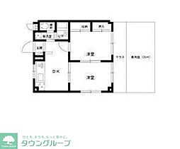 セブンライツ・イマイ 2DKの間取図画像