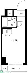 スカイコート渋谷 ワンルームの間取図画像