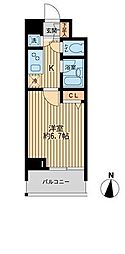 HF早稲田レジデンス 1Kの間取図画像