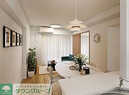 Reframe 5 早稲田 403 4階1Kのリビング/ダイニング