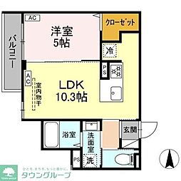 間取図画像 1LDK