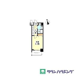 ガーラプレイス新宿御苑 1Kの間取図画像