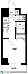 パレステュディオ飯田橋 1Kの間取図画像