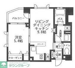 クリオ渋谷ラモード 1LDKの間取図画像