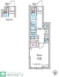 DUOMAISON笹塚 1Kの間取図画像