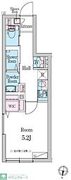 DUOMAISON笹塚 1Kの間取図画像