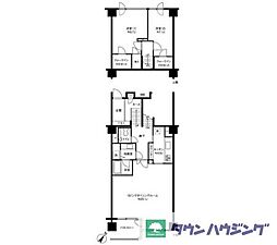 参宮橋マンション 2LDKの間取図画像