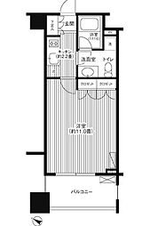 グランハイツ代々木 1Kの間取図画像