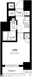 パークウェル市ヶ谷 1Kの間取図画像