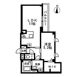 江東区大島7丁目マンション 1LDKの間取図画像