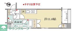アビテ曙橋 ワンルームの間取図画像
