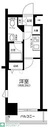 プレール・ドゥーク目白アベニュー 1Kの間取図画像