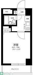 エクセリア阿佐ヶ谷 1Kの間取図画像