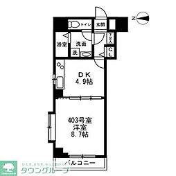 ディアライフ大塚 1DKの間取図画像