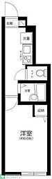 RESIDENCEQ'one 1Kの間取図画像