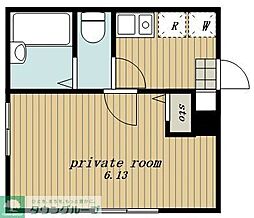 NakanoCentralResidence 1Kの間取図画像