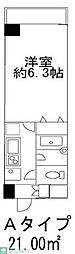 ヒューリックレジデンス参宮橋 1Kの間取図画像