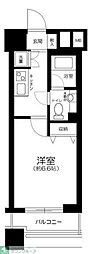 ファーストリアルタワー新宿 1Kの間取図画像