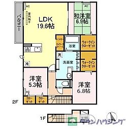 西台駅 19.6万円