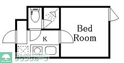Decor　Blocco　Oyama　Due 5階1Kの間取り