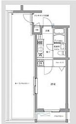 都営三田線 西高島平駅 徒歩10分の賃貸マンション 5階1Kの間取り