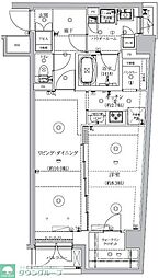 JR埼京線 板橋駅 徒歩5分の賃貸マンション 5階1LDKの間取り