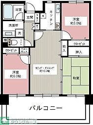 ライオンズマンション北赤羽リバーステージ 3LDKの間取図画像