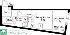 物件の間取り