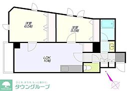 ピュア.サクシードとも 2LDKの間取図画像