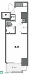 メインステージ王子駅前 ワンルームの間取図画像