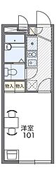 レオパレスG&C 1Kの間取図画像