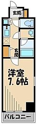 MAINSTAGETOKYO・NORTHHY's 1Kの間取図画像