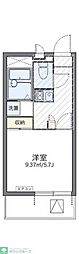 レオパレスシティセントラル 1Kの間取図画像