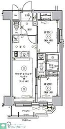 ＲＥＬＵＸＩＡ新御徒町 8階2LDKの間取り
