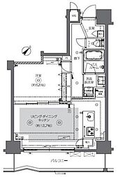 ZOOM日本橋馬喰町 2階1LDKの間取り
