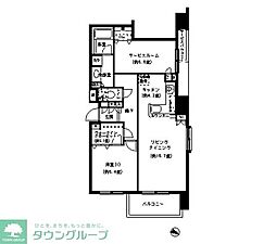 ＫＤＸレジデンス日本橋水天宮 10階1SLDKの間取り