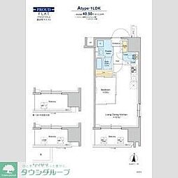 墨田区緑4丁目マンション 1LDKの間取図画像