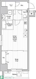 アーバンパーク三ノ輪2 1LDKの間取図画像