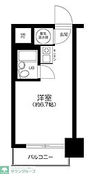 ハイツ神田岩本町 ワンルームの間取図画像