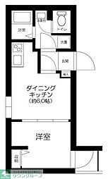 The Residence Nihonbashi 1DKの間取図画像