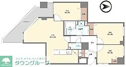 プロスペクト清澄庭園 3LDKの間取図画像