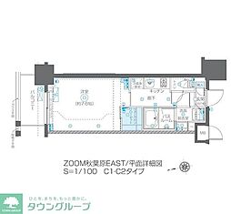 ズーム秋葉原イースト 1Kの間取図画像