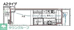 ES-Grande大島ガーデンテラス 1Kの間取図画像