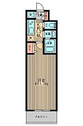 レガーロ御茶ノ水1 1Kの間取図画像