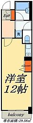 浅草KSビル ワンルームの間取図画像